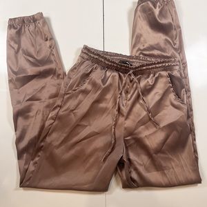 Satin joggers